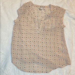 Joie 100% Silk Geometric Top